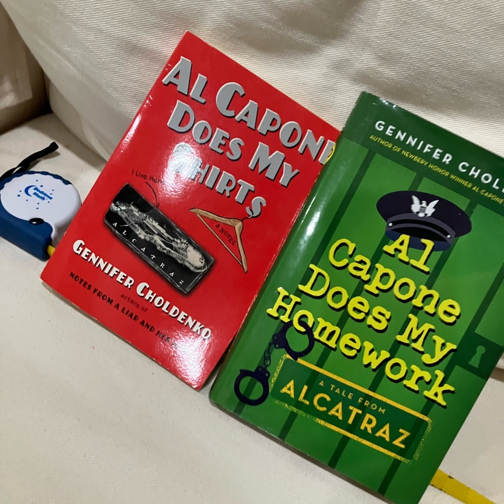 Al Capone Does My Shirts & Homework Book lot of 2 Gennifer Choldenko